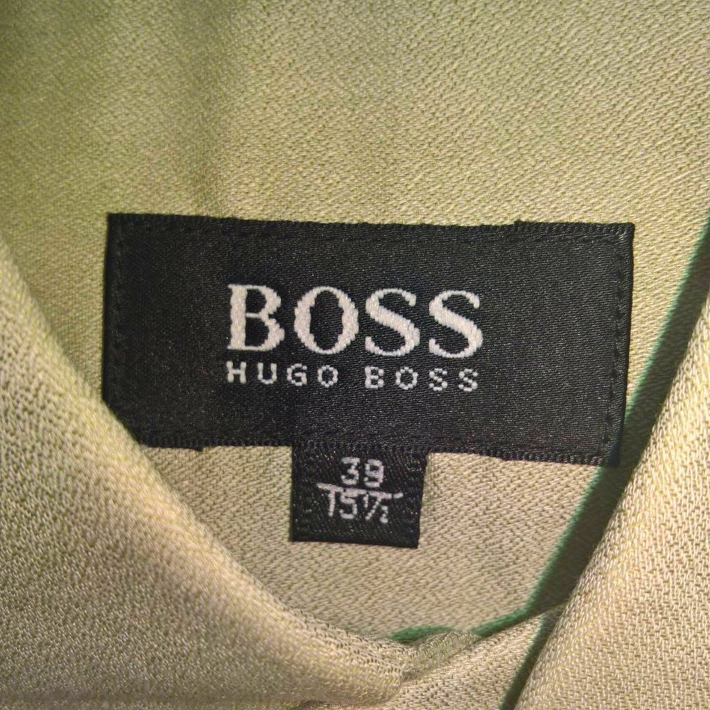 Vintage BOSS  Dress Shirt 15.5 in Pale Green