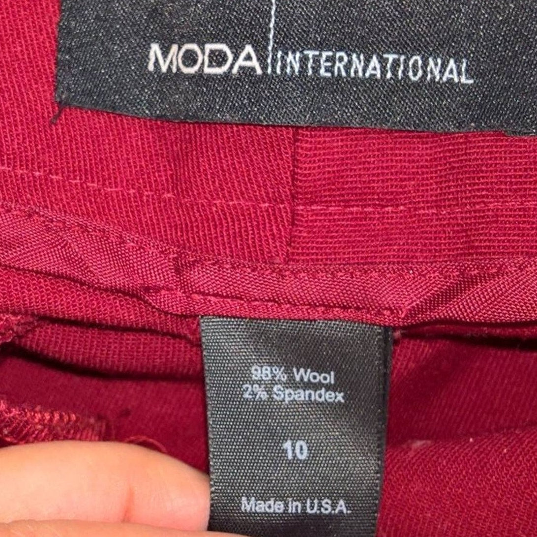 Vintage Wide Leg Wool MODA Dress Pants Sz 10