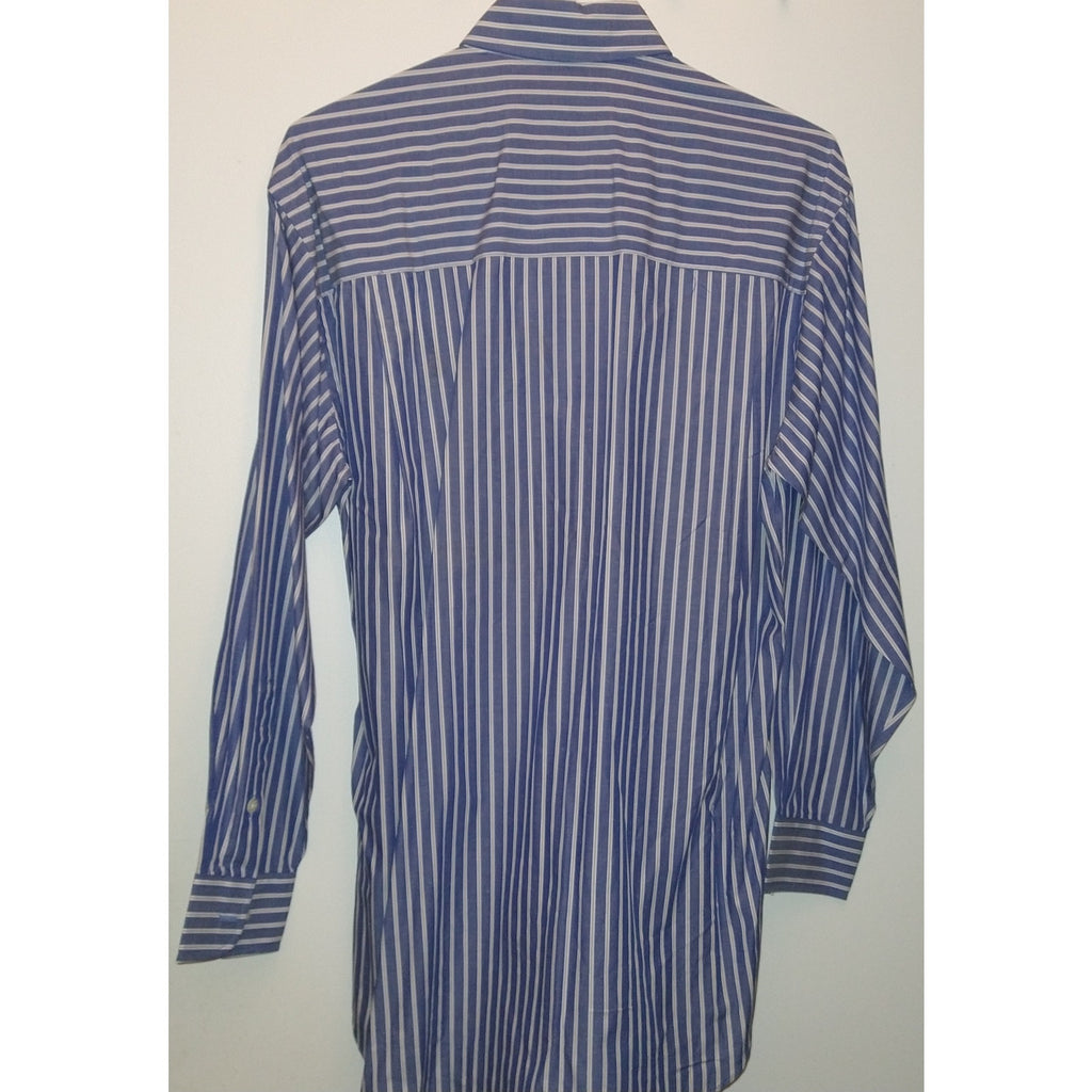 Vintage Saks NWT Classic Striped Dress Shirt Sz 15.5