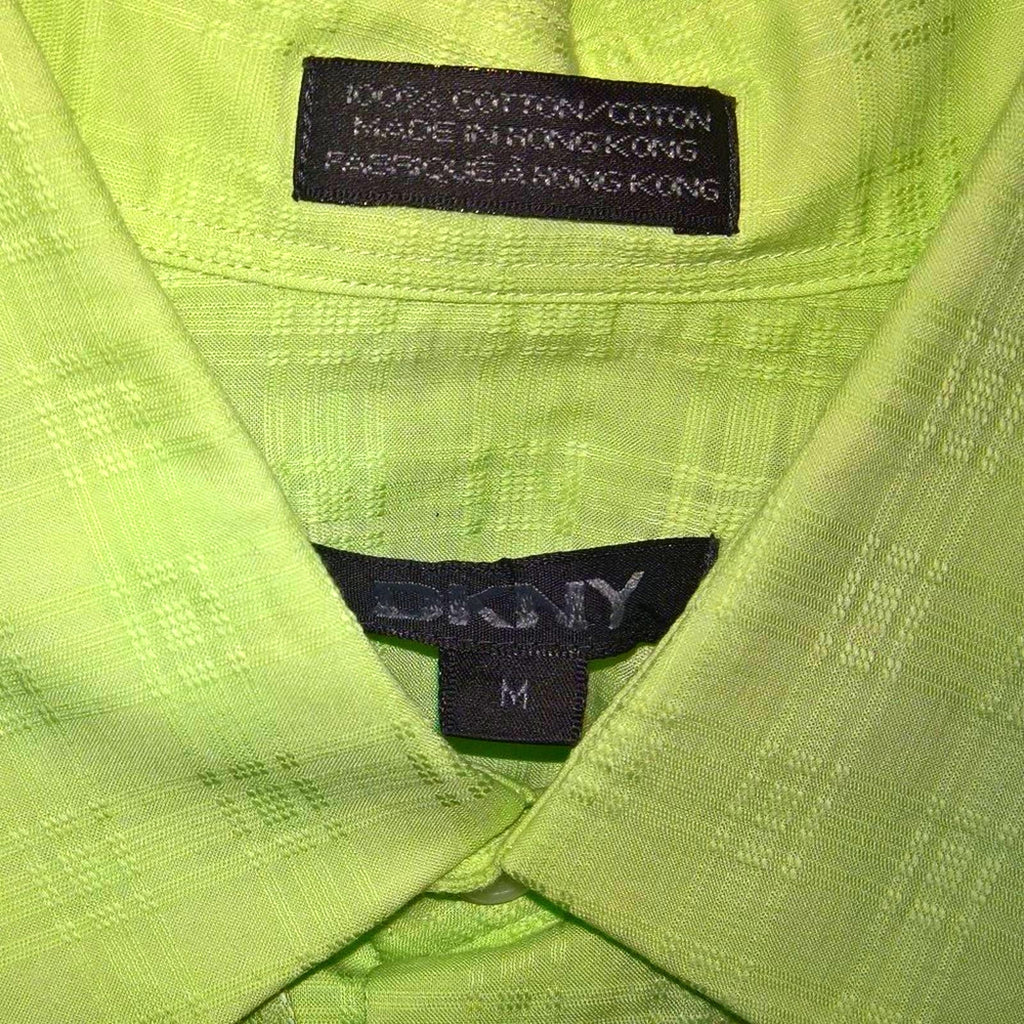 Vintage NWOT Vibrant Green DKNY Button Dwn! SZ M