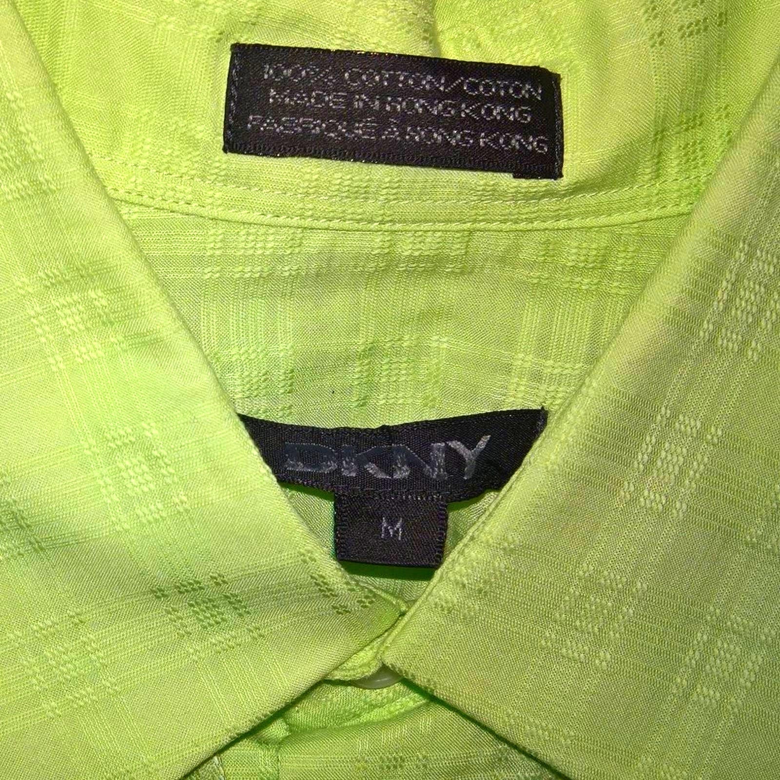 Vintage NWOT Vibrant Green DKNY Button Dwn! SZ M