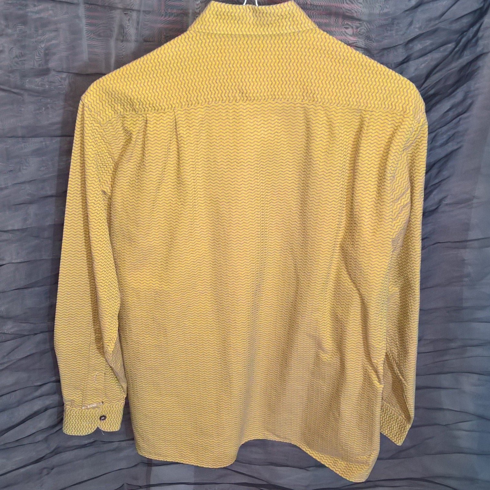 Vintage Men's Zenga Oversize dress Shirt Sz S