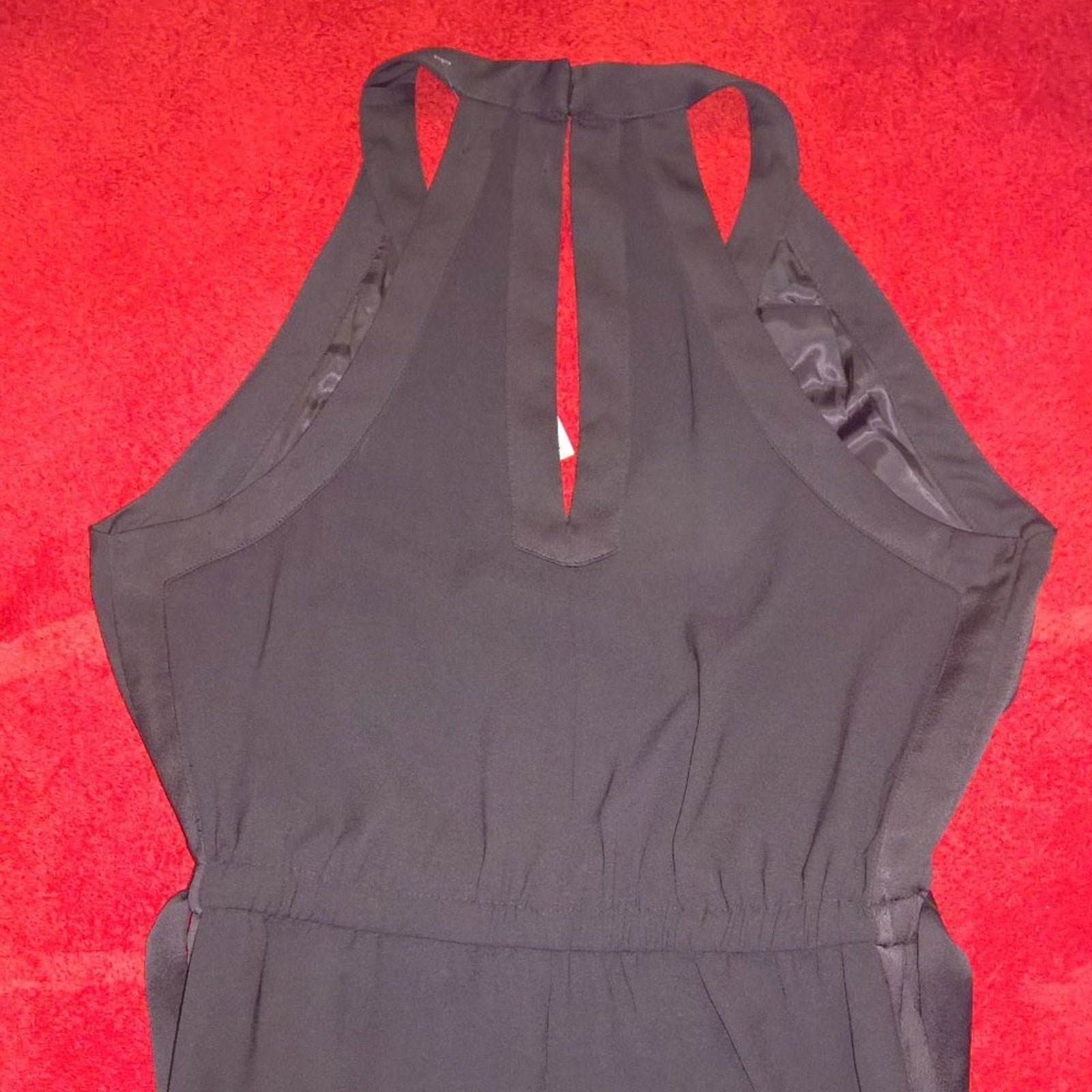 NWT Max Studio Halter Tux Inspired Halter Jumpsuit
