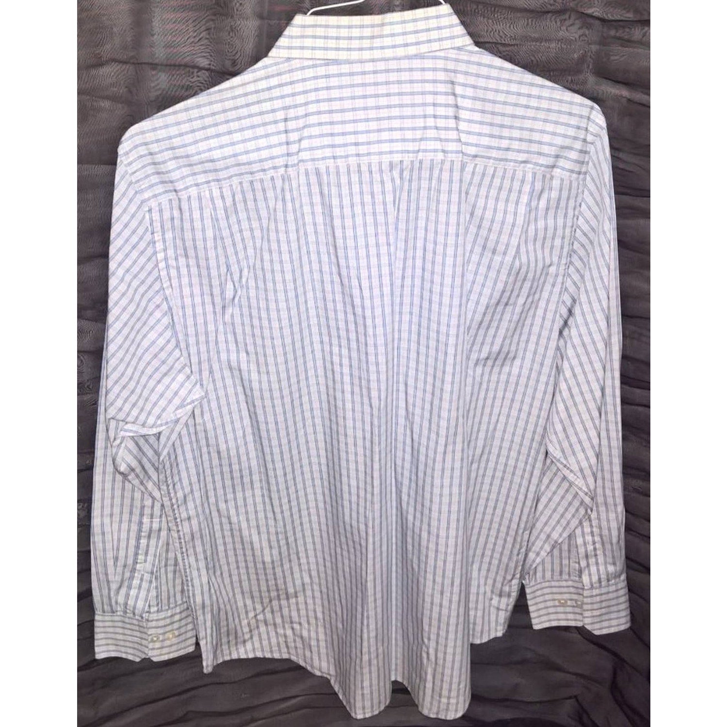 Banana Republic Blue & White Button Dwn Sz M
