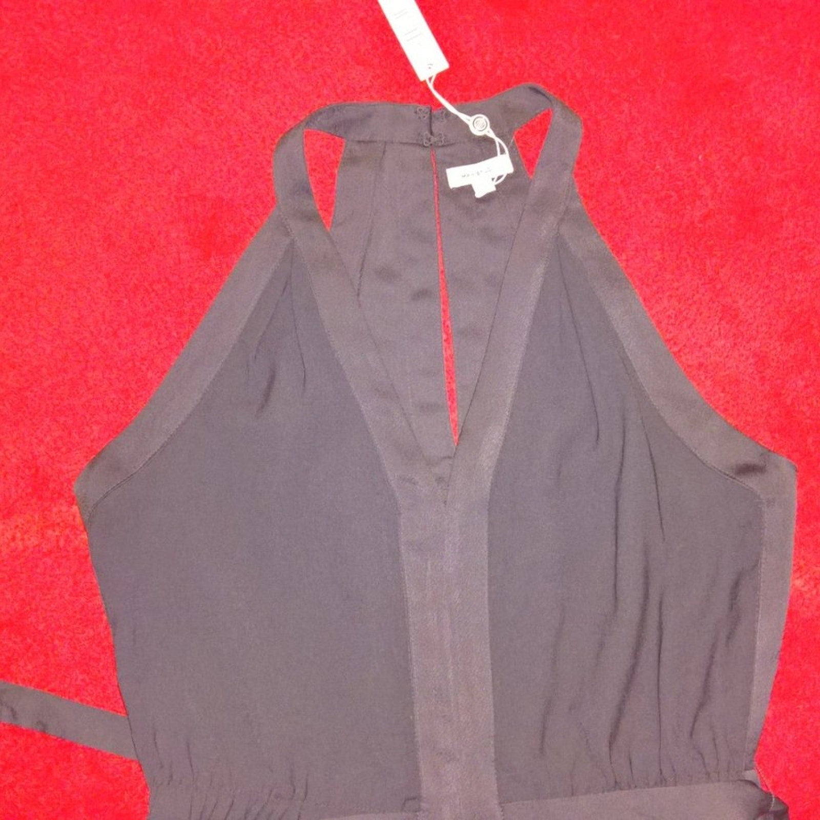 NWT Max Studio Halter Tux Inspired Halter Jumpsuit