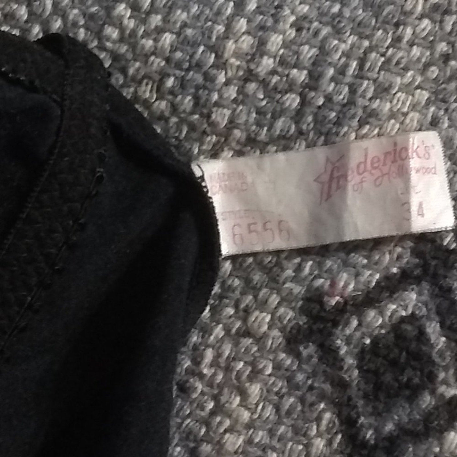 Vintage Fredericks of Hollywood one piece foundation garment. Sz 34 Adjustable.  Quick access