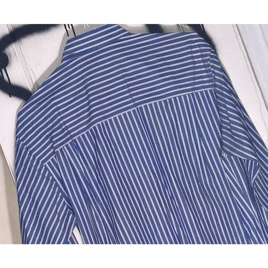 Vintage Saks NWT Classic Striped Dress Shirt Sz 15.5