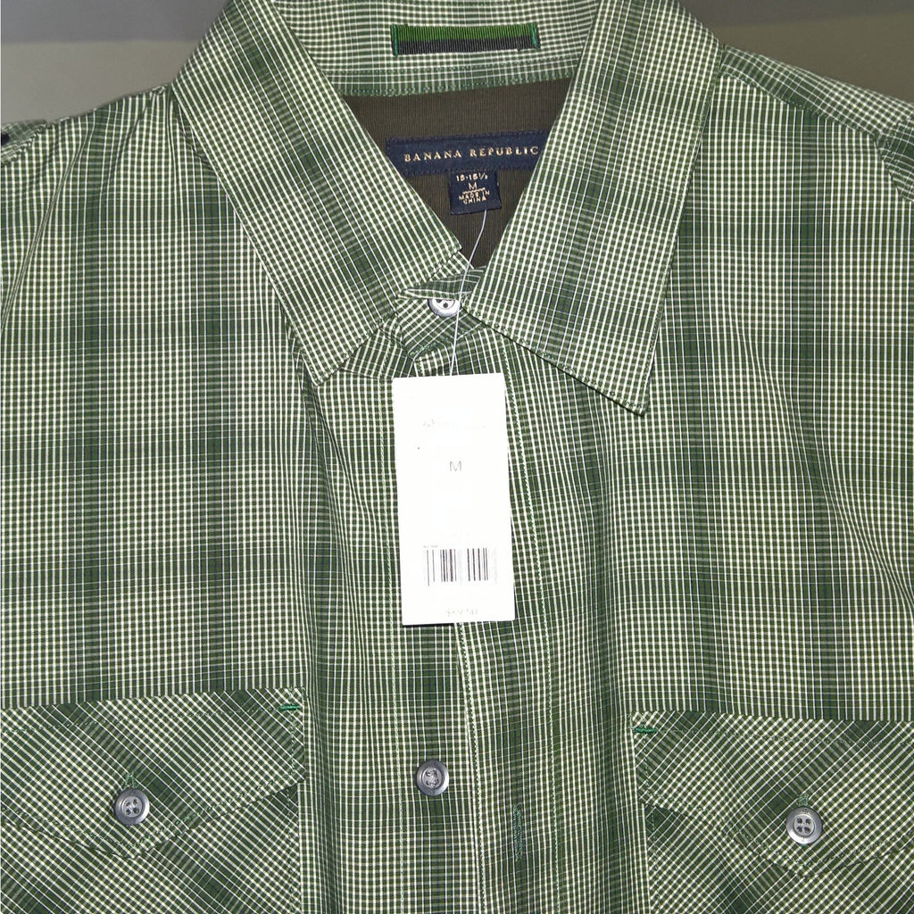 NWT Green Banana Republic Button Shirt - Sz 15.5