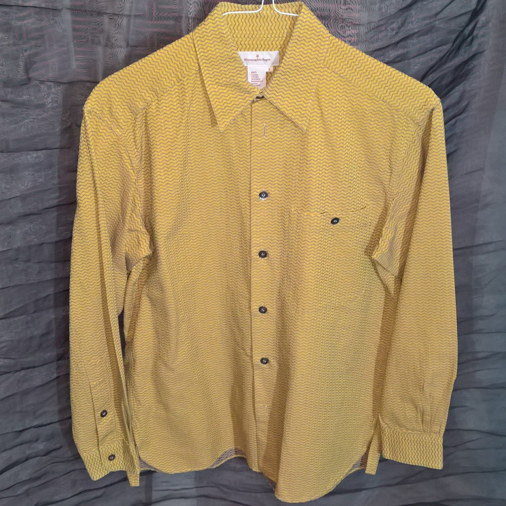Vintage Men's Zenga Oversize dress Shirt Sz S