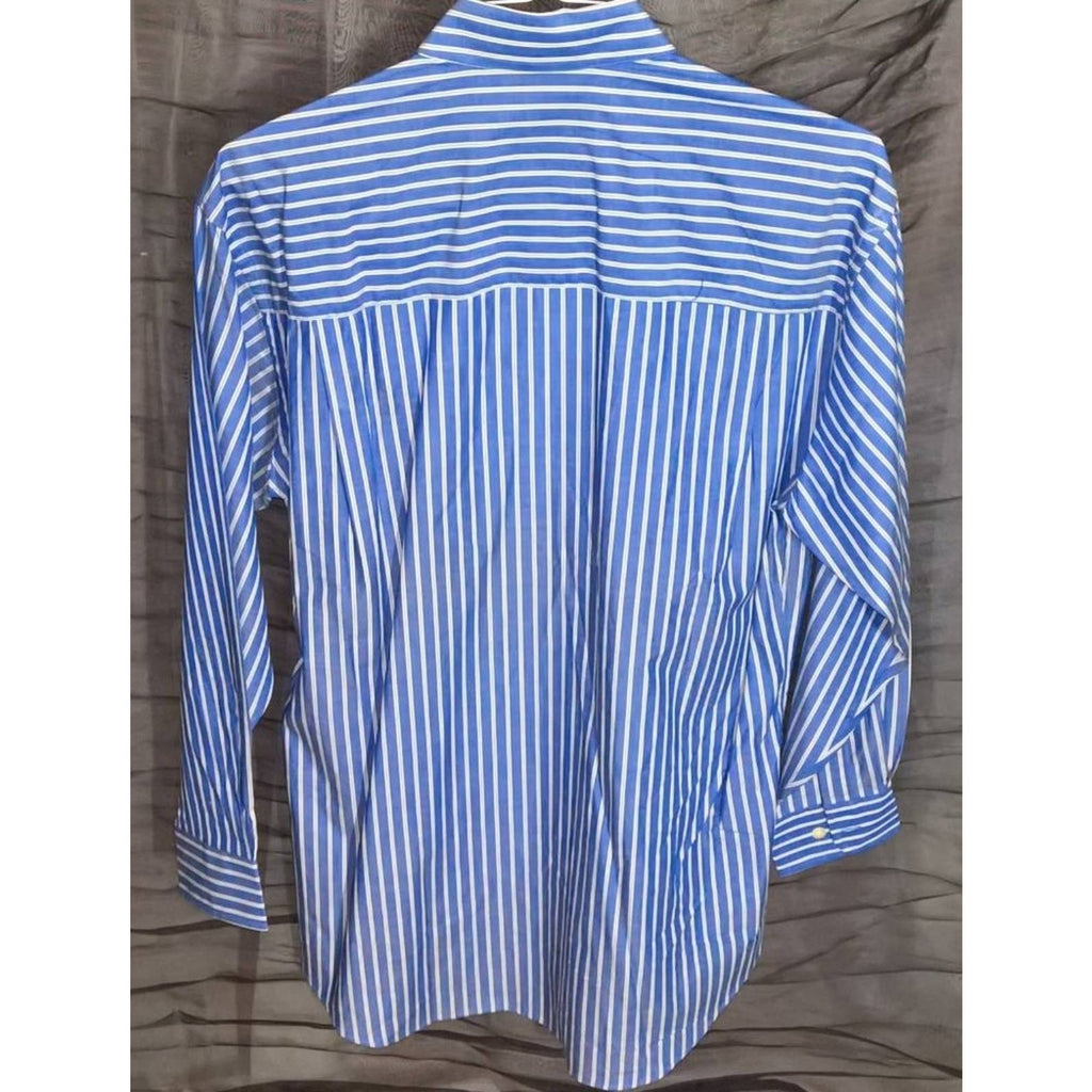 Vintage Saks NWT Classic Striped Dress Shirt Sz 15.5