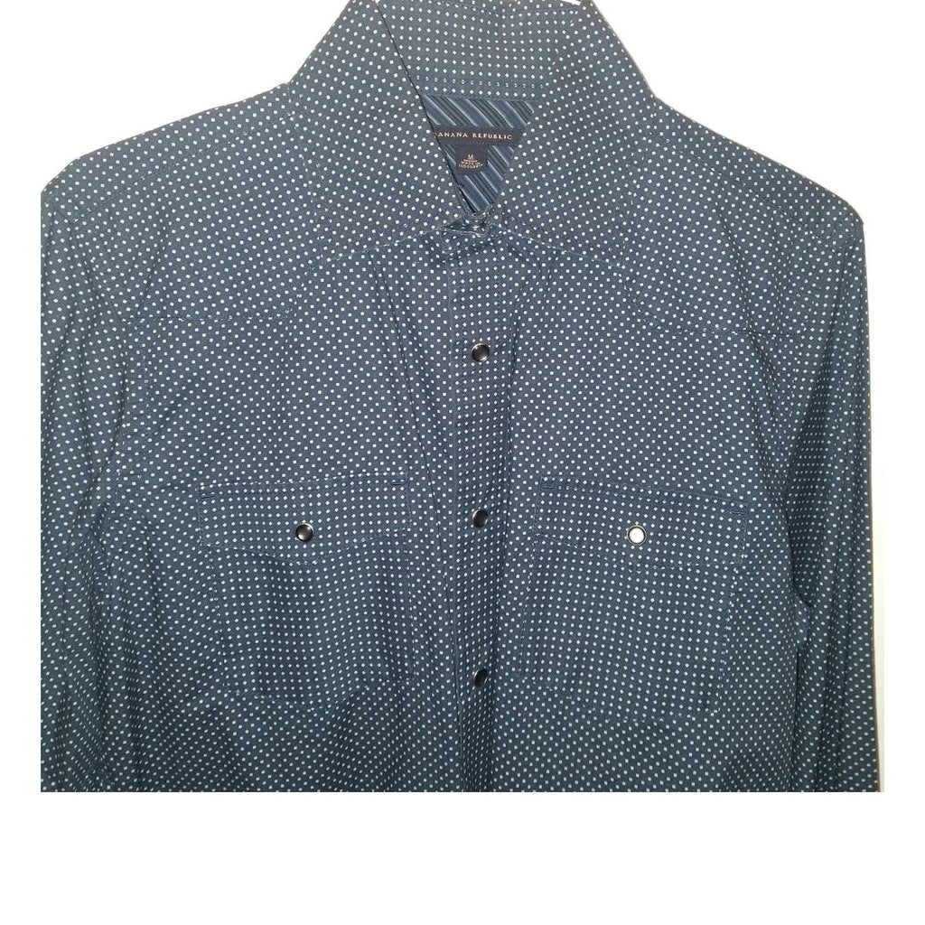 Banana Republic NWOT Polka Dot  dress shirt - M