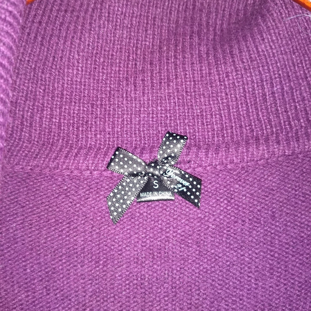 Vintage Sexy sweater in eggplant Sz S