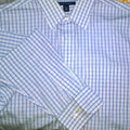 Banana Republic Blue & White Button Dwn Sz M