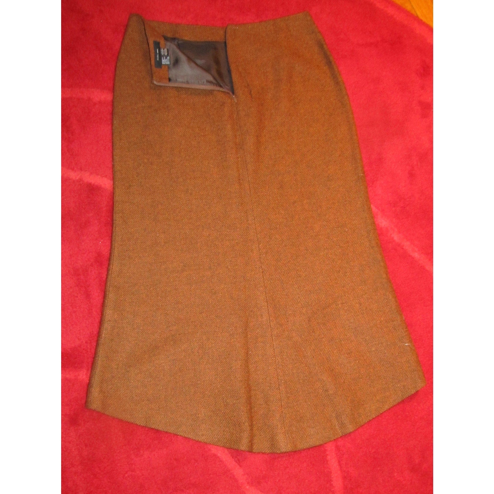 Vintage Zara Wool Skirt Pristine - 1930's Style  A line  beauty Sz 8