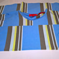 Hugo Boss Striped Denario Crew Neck Short Sleeve Shirt Men's Sz  M