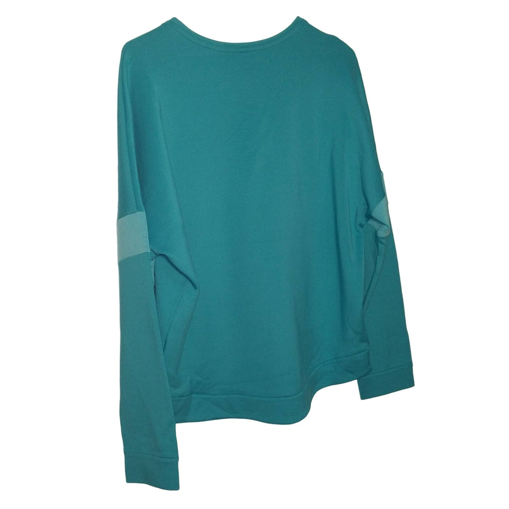 Benetton Teal Pullover with Pocket Sz L