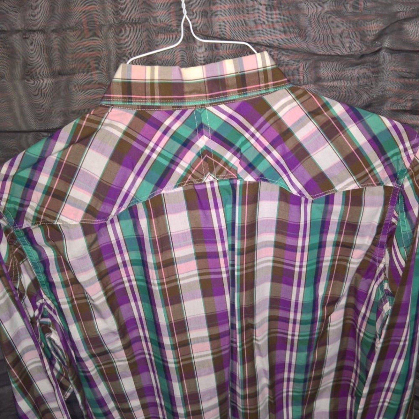 Vintage Diesel Men's Plaid Button Dwn Sz L