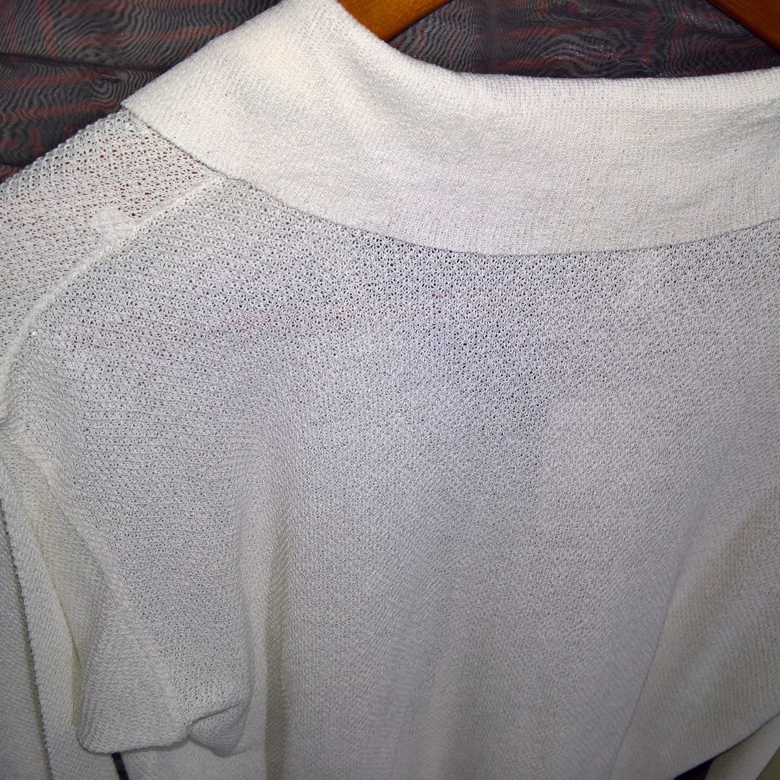 Vintage Mondo NWT Men's Sheer Collared Pullover Sz S